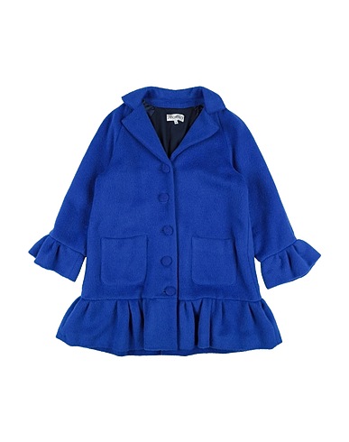 SIMONETTA Coat Bright blue 48% Virgin Wool, 36% Mohair wool, 16% Polyamide, Viscose