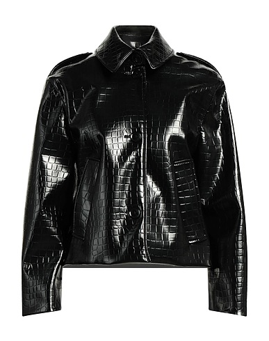 BOUTIQUE MOSCHINO Biker jacket Black 100% Polyester