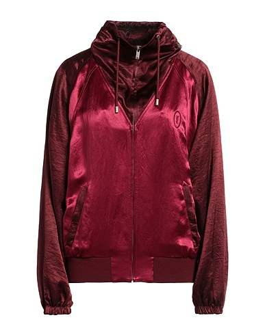SAINT LAURENT Bomber Burgundy 100% Acetate, Polyester, Acrylic, Wool, Elastane