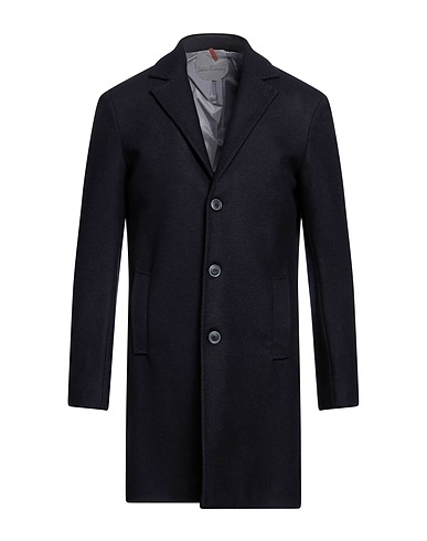 PRIMO EMPORIO Пальто Иссиня-чёрный 65% Шерсть, 35% Полиамид