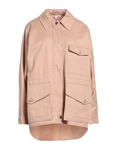 BURBERRY Full-length jacket Beige 100% Cotton