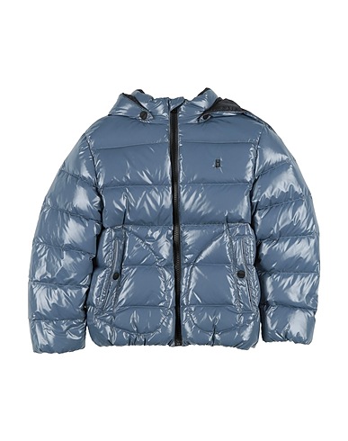 HERNO Shell jacket GLOSS Pastel blue 100% Polyamide