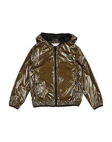HERNO Giubbotto GLOSS Verde militare 100% Poliammide, Spalmato poliuretano, Poliestere