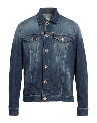 ELEVENTY Denim jacket Blue 99% Cotton, 1% Elastane