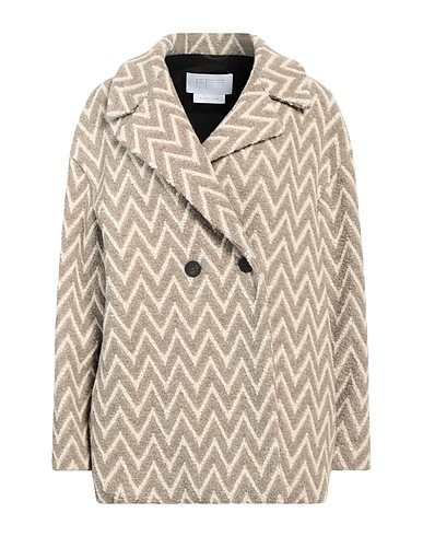 HARRIS WHARF LONDON Coat Light grey 62% Wool, 23% Polyamide, 10% Polyester, 5% Other Fibres