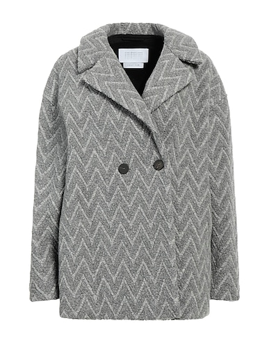 HARRIS WHARF LONDON Coat Grey 62% Wool, 23% Polyamide, 10% Polyester, 5% Other Fibres