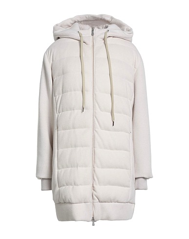 ELEVENTY Shell jacket Cream 70% Wool, 30% Cashmere