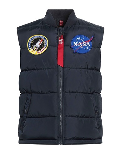 ALPHA INDUSTRIES Shell  jacket Navy 100% Polyester