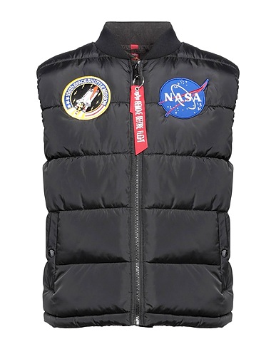 ALPHA INDUSTRIES Shell  jacket Black 100% Polyester