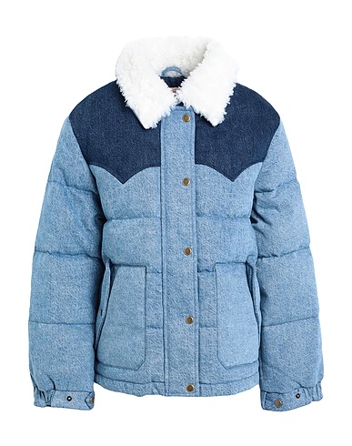 LEVI'S Shell jacket LA WESTERN PUFF BLUES
 Blue 79% Cotton, 21% Lyocell