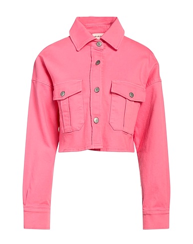 P.A.R.O.S.H. Denim jacket Pink 99% Cotton, 1% Elastane