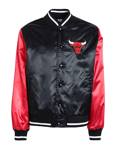 NEW ERA Bomber NBA SATIN BOMBER CHIBUL Nero 100% Poliestere