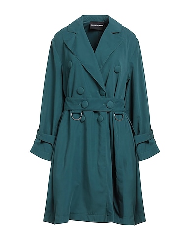 EMPORIO ARMANI Double breasted pea coat Green 100% Polyester