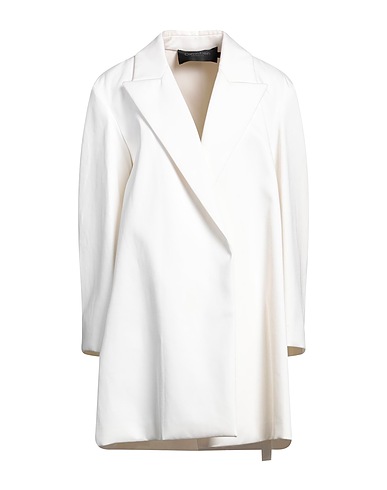 CALVIN KLEIN COLLECTION Full-length jacket White 100% Cotton