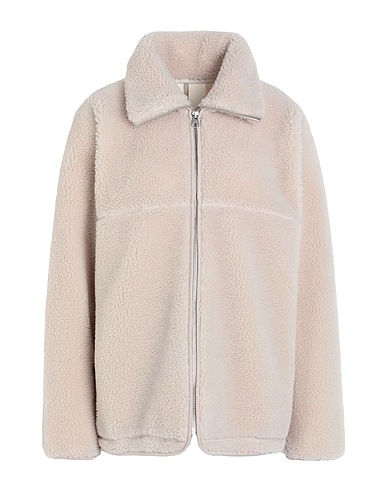 ARKET Teddy Coat Off white 100% Recycled polyester