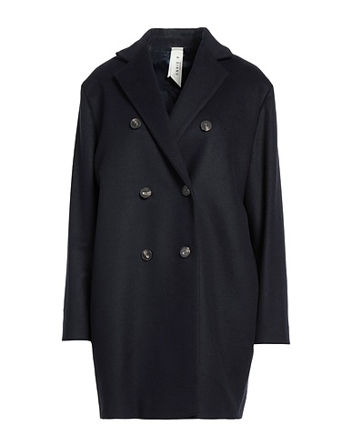 ANNIE P. Coat Midnight blue 70% Virgin Wool, 20% Polyamide, 10% Cashmere