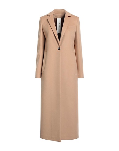 ANNIE P. Coat Sand 70% Virgin Wool, 20% Polyamide, 10% Cashmere