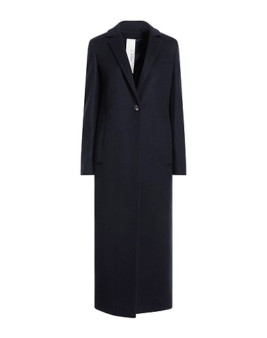 ANNIE P. Coat Midnight blue 70% Virgin Wool, 20% Polyamide, 10% Cashmere