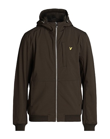 LYLE & SCOTT Jacket Military green 96% Polyester, 4% Elastane