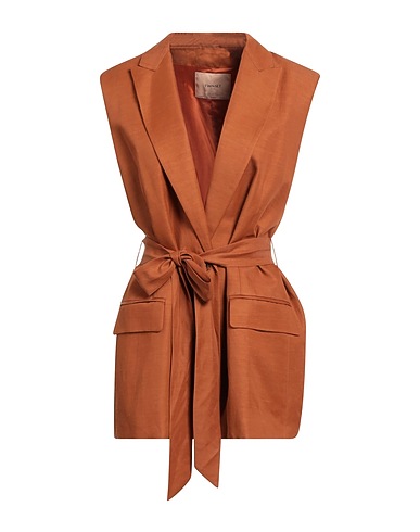 TWINSET Blazer Rust 83% Viscose, 17% Linen