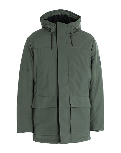JACK & JONES Jacket Military green 92% Polyester, 8% Nylon