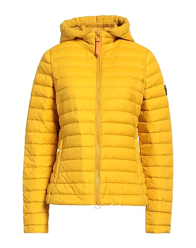 GERTRUDE + GASTON Doudoune Jaune-orange 100% Nylon, Duvet de canard