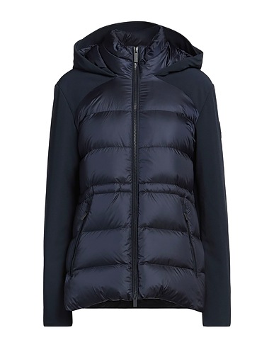 WOOLRICH Shell  jacket SOFT SHELL DOWN QUILTED HYBRID 
 Midnight blue 94% Polyester, 6% Elastane