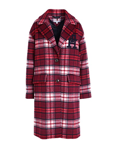 TOMMY HILFIGER Mantel Purpur 50% Wolle, 50% Polyester