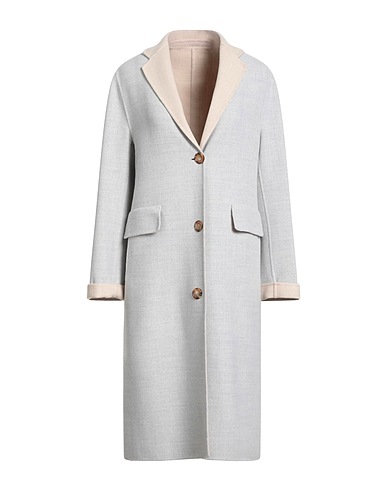 ELEVENTY Coat Light grey 100% Wool