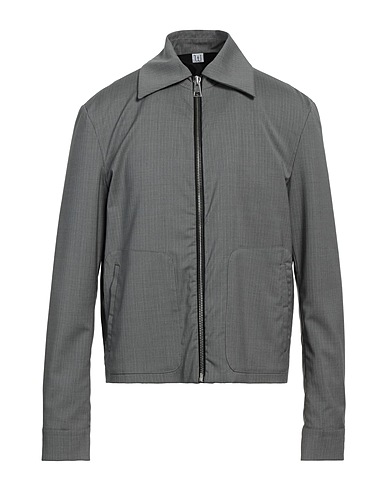 WINNIE NYC Giubbotto Grigio chiaro 97% Lana Vergine, 2% Nylon, 1% Elastan