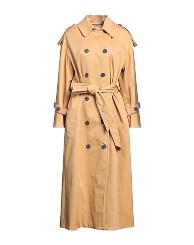 BY MALENE BIRGER Double breasted pea coat Beige 50% Organic cotton, 48% Cotton, 2% Elastane