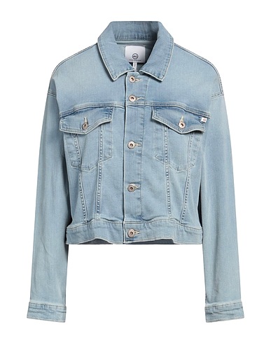 AG JEANS デニムブルゾン ブルー コットン 100%