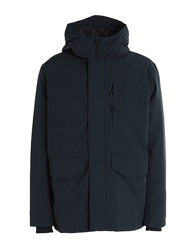 SELECTED HOMME Giubbotto Nero 92% Poliestere riciclato, 8% Elastan