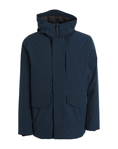 SELECTED HOMME Giubbotto Blu notte 92% Poliestere riciclato, 8% Elastan