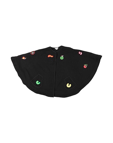 STELLA McCARTNEY KIDS Cappa Nero 55% Lana, 31% Poliestere, 8% Fibre sintetiche, 5% Acetato, 1% Cotone