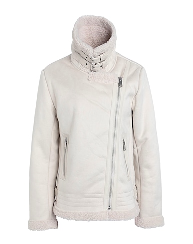 ONLY Moutons et fausses fourrures GRIGIO CHIARO 100% Polyester