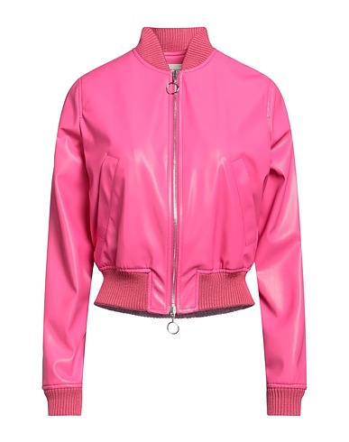 SEMICOUTURE Bomber Fuchsia 100% Polyurethane, Polyester