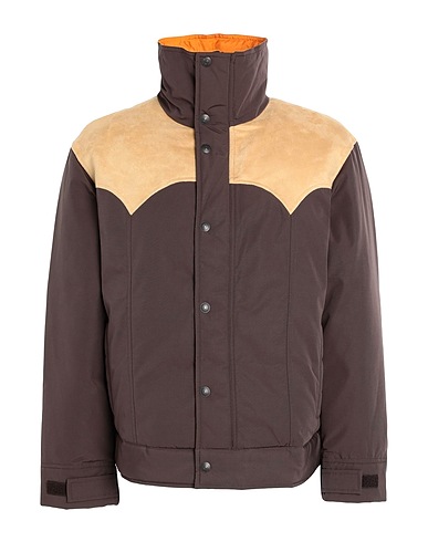 LEVI'S Shell jacket WEBSTER WESTERN PUFFER NEUTRALS
 Brown 84% Polyester, 16% Cotton