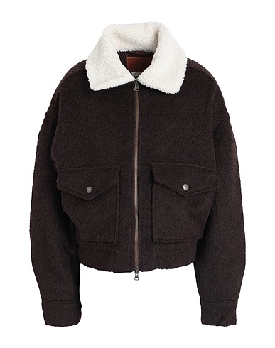 LEVI'S Jacket BABY BUBBLE WOOL TRUCKER NEUTRALS
 Chocolate brown 70% Polyester, 30% Wool