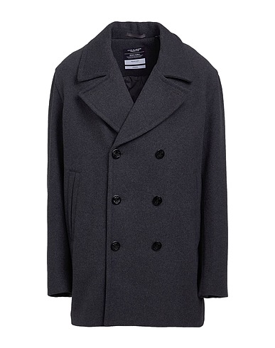 JACK & JONES Abrigo Plomo 50% Lana, 45% Poliéster, 5% Otras Fibras