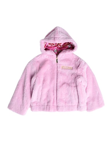 MOSCHINO KID Teddy Coat Pink 100% Polyester