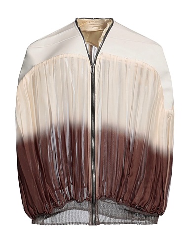 RICK OWENS Jacket Ivory 69% Cotton, 31% Viscose