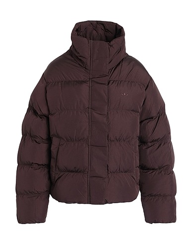 ADIDAS ORIGINALS Shell jacket SHORT VEGAN JKT Chocolate brown 100% Recycled polyamide