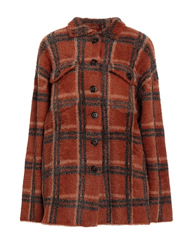 PINKO Teddy Coat Brown 100% Polyamide