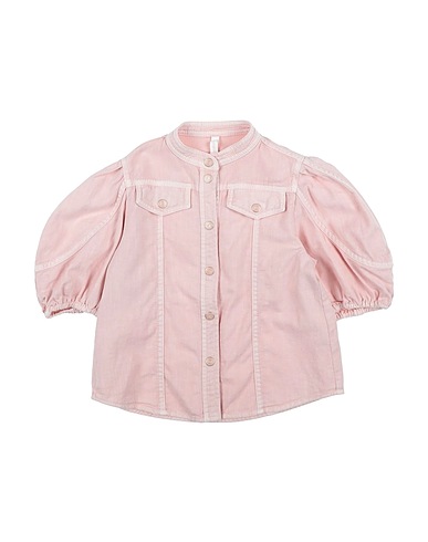 ZIMMERMANN Denim shirt Light pink 78% Cotton, 22% Linen