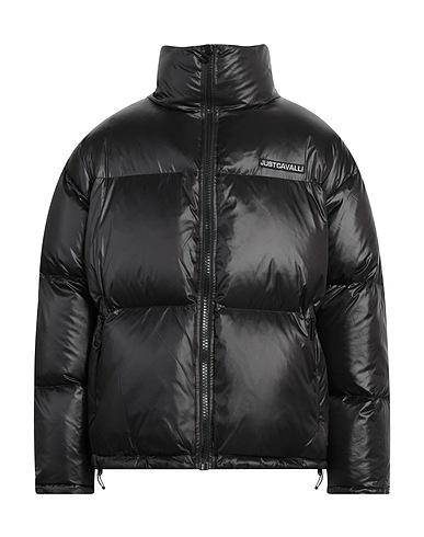 JUST CAVALLI Shell jacket Black 100% Polyamide