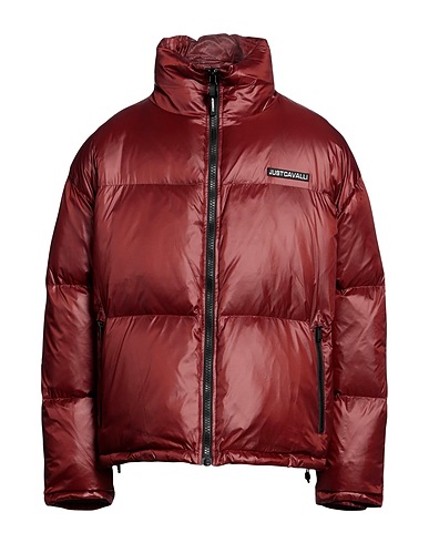 JUST CAVALLI Shell  jacket Brown 100% Polyamide