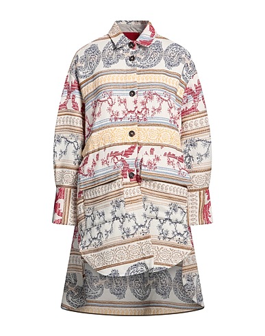 CO.GO Mantel Elfenbein 85% Baumwolle, 10% Acryl, 3% Andere Fasern, 1% Polyester, 1% Polyamid