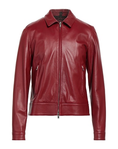 TAGLIATORE Jacket Burgundy 100% Lambskin