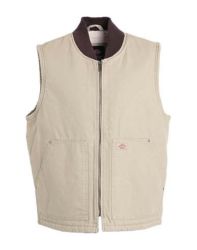 DICKIES Jacket DICKIES DUCK CANVAS VEST
 Beige 100% Cotton
